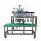 Semi-automatic glass bottle filling and capping machine for micro brewery